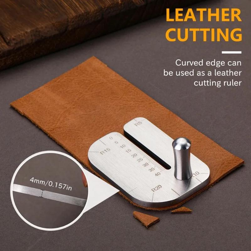 Leatherwork Repairs - 가죽 공예 스티칭 펀치 보조 플레이트