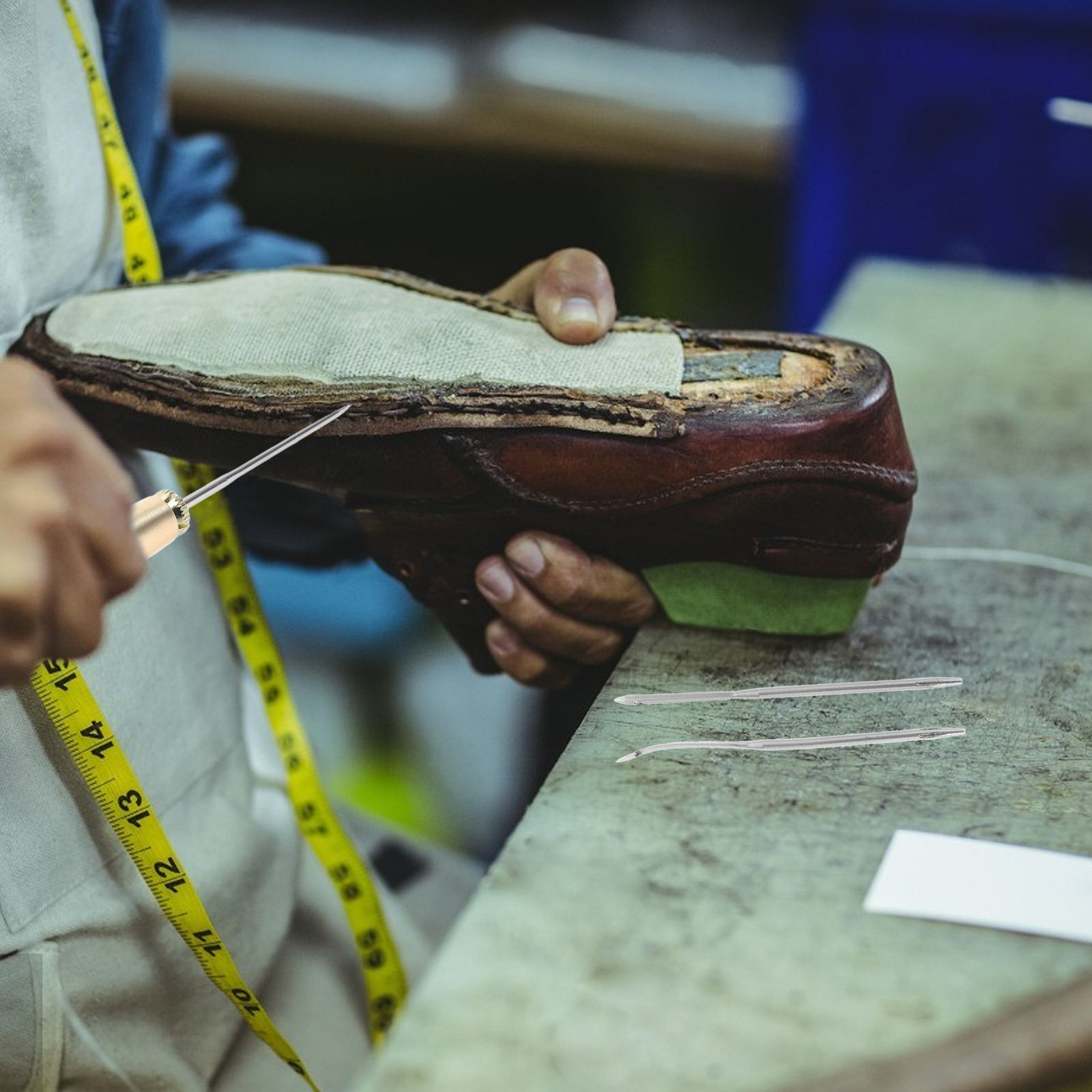 Leatherwork Repairs - 신발 수리 기계용 바늘 도구 세트