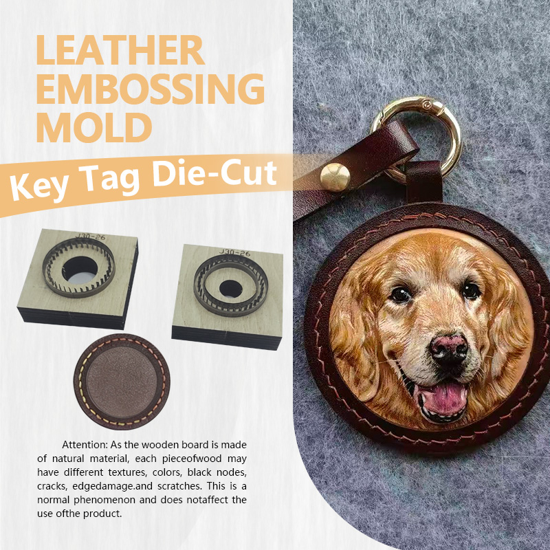 Leatherwork Products - 가죽 키 태그 다이 커팅 편리하고