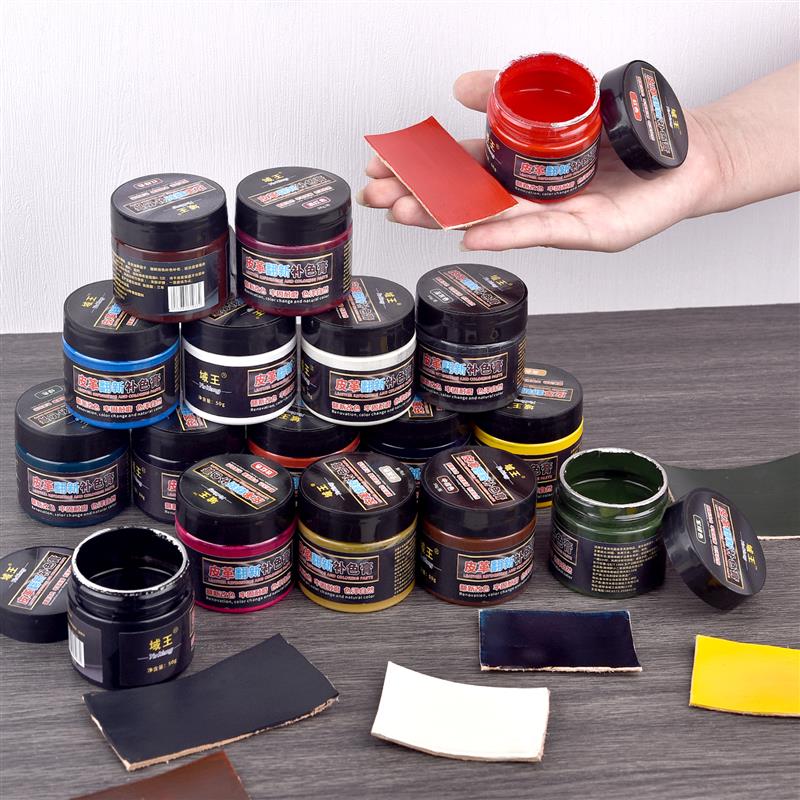 Leather Dye Finish - 50ml 아크릴 가죽 수리 페인트 안료