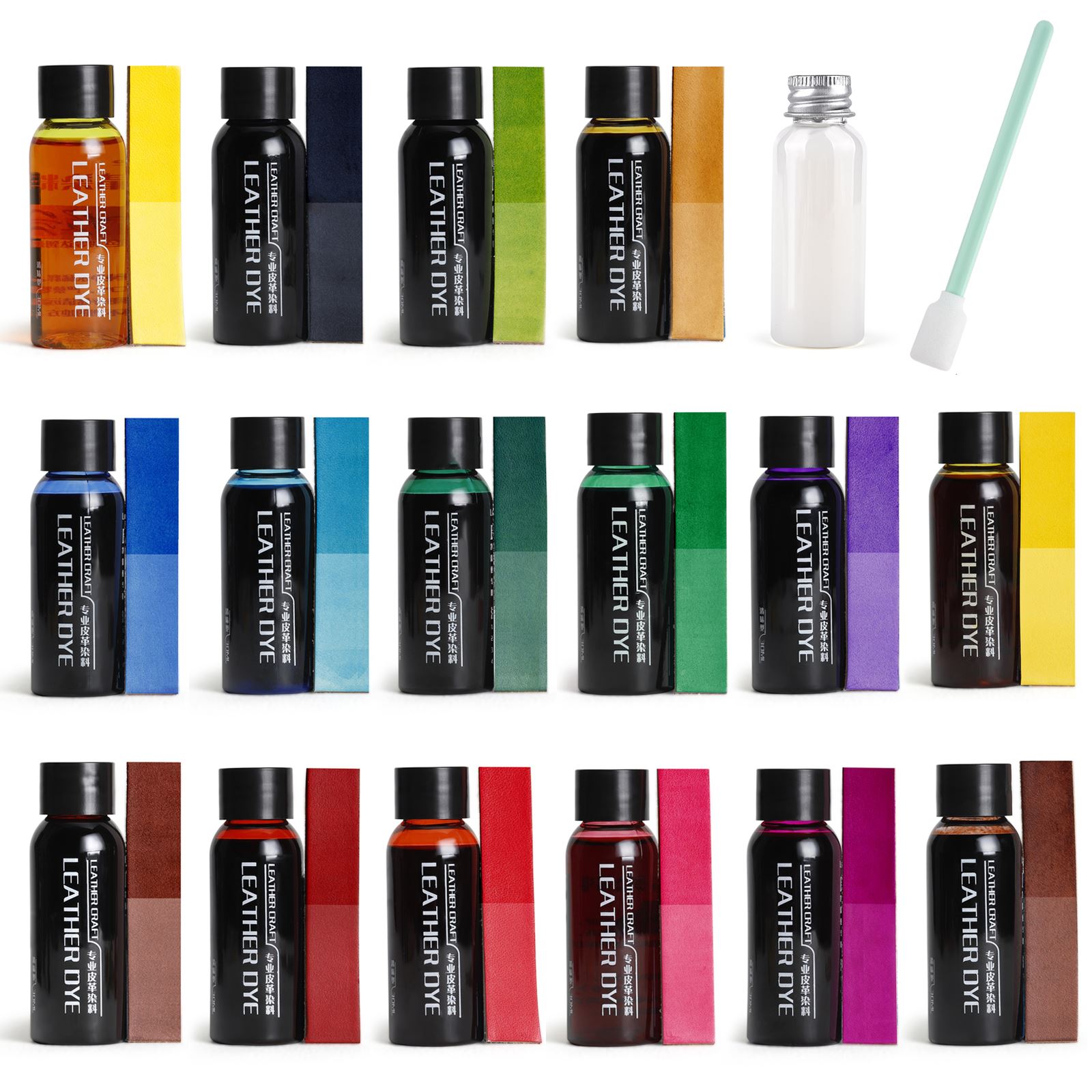 Leather Dye Finish - 30ml 가죽 가장자리 페인트 오일 마무리