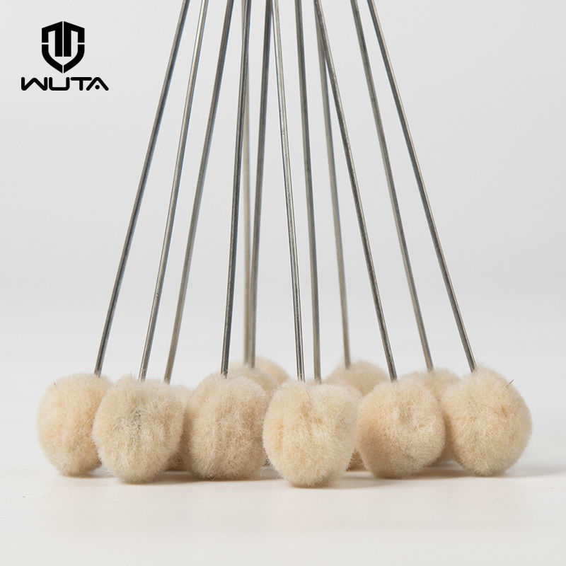 Leather Dye Finish - WUTA 20 개/갑 천연 양모 Daubers