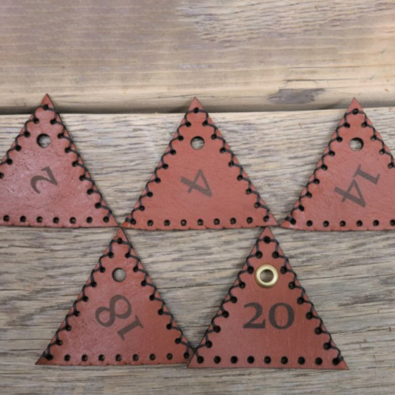 Leatherwork Ideas - 일상 작업용 드로스트링 주사위 가방, 선물용