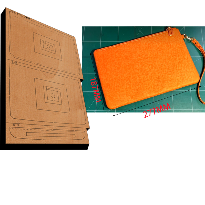 Leathercraft Japan - 일본 스틸 블레이드 목재 다이 지퍼