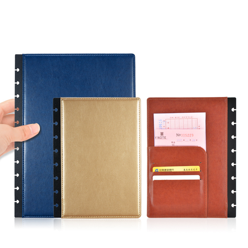 Leatherwork Books - 루즈리프 가죽 커버 버섯 모양 구멍
