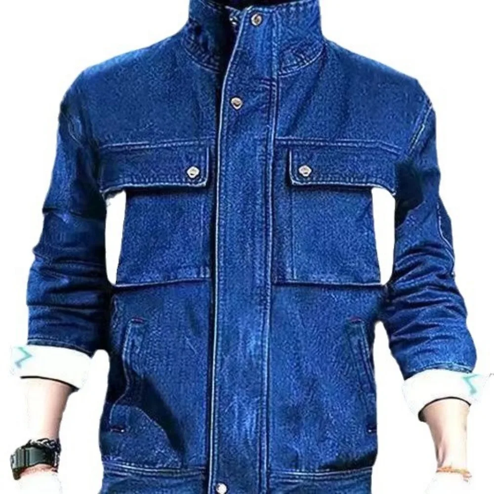 청바지 작업복 전기 용접 의류 봄 가을 Anti-sca - Leather Work Overalls 리뷰 및 가격