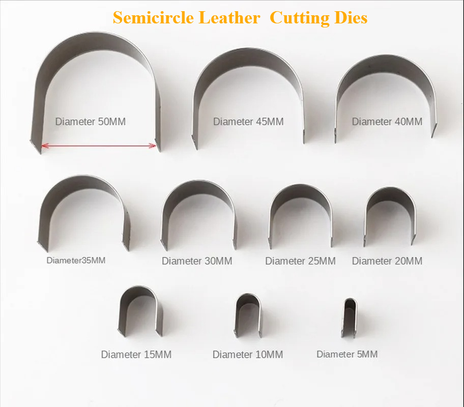 10개/세트 반원형 가죽 커팅 다이, 5-55mm 반원 - Leathercraft Japan 리뷰 및 가격