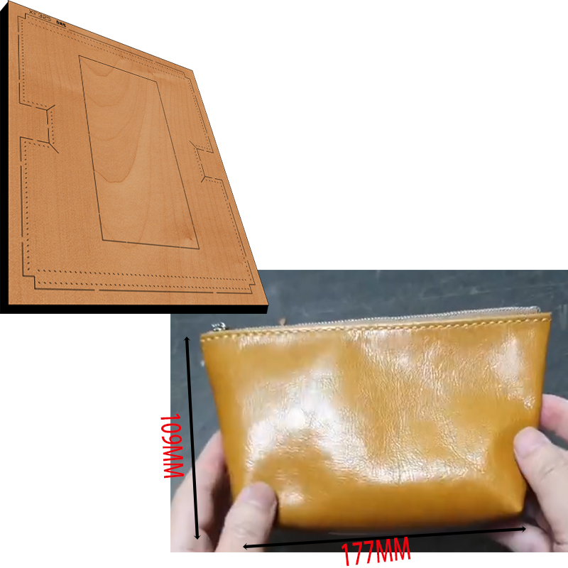 일본 스틸 블레이드 목재 다이 지퍼 백, 가죽 공예 펀 - Leathercraft Japan 리뷰 및 가격
