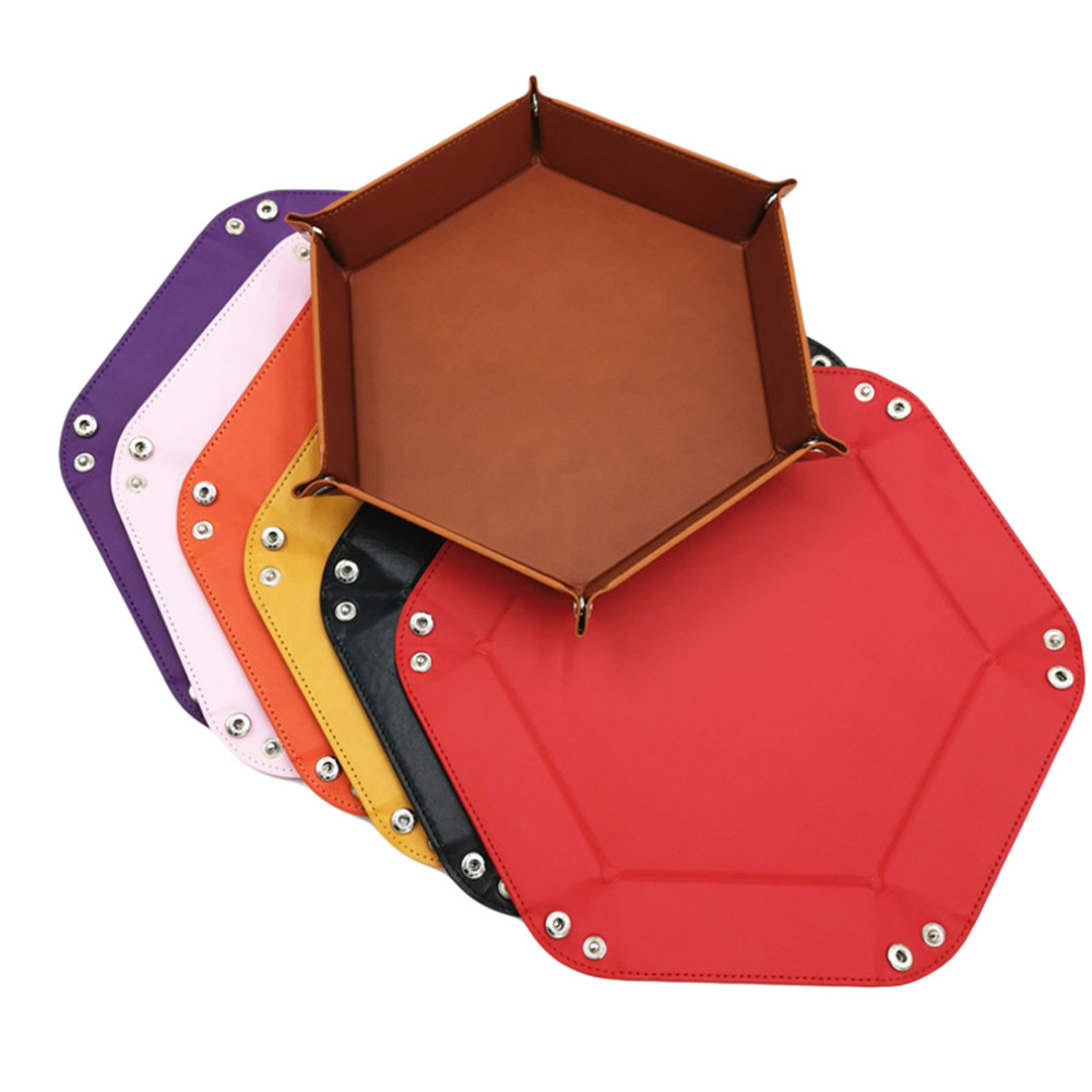 롤링 폴딩 육각형 주사위 게임 보관 트레이 PU 가죽& - Leatherwork Roller 리뷰 및 가격