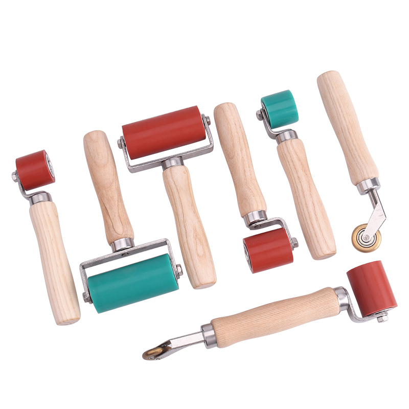 손으로 누르는 실리콘 압력 롤러, 가죽 접착 및 라미네 - Leatherwork Roller 리뷰 및 가격