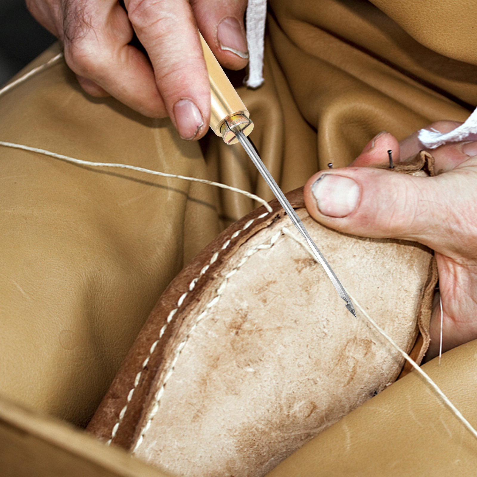 신발 수리 기계용 바늘 도구 세트 1개, DIY 가죽  - Leatherwork Repairs 리뷰 및 가격