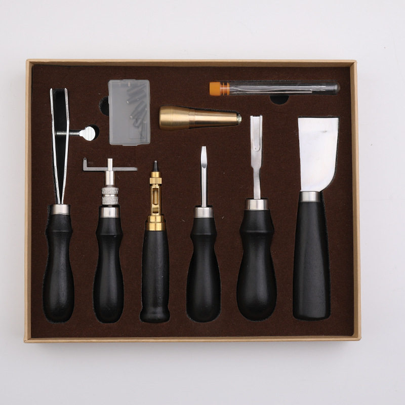 완벽한 가죽 수공예 바느질 키트, 전문가용 DIY 공예 - Leatherwork Beginner Tools 리뷰 및 가격