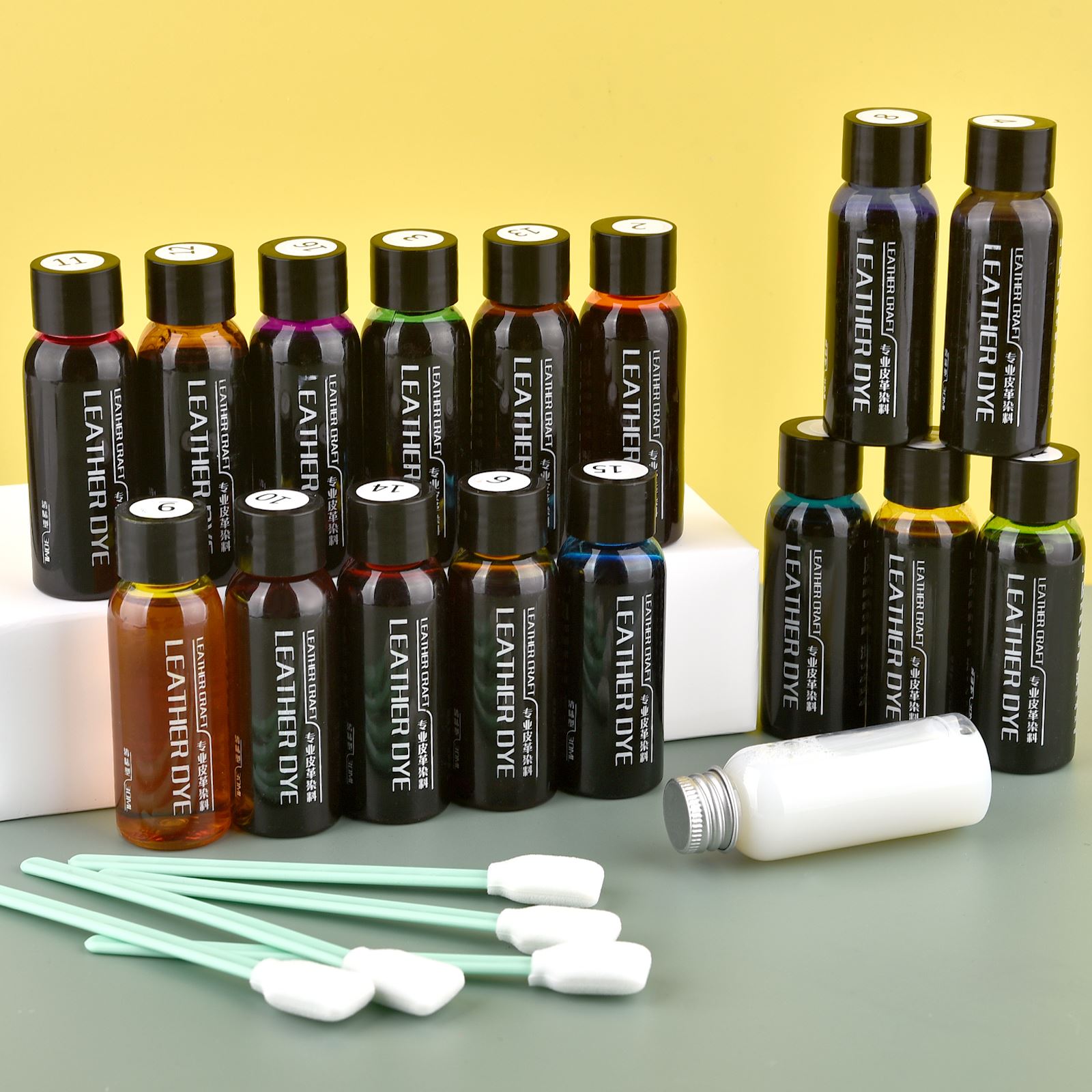 30ml 가죽 가장자리 페인트 오일 마무리 염료 컬러  - Leather Dye Finish 리뷰 및 가격