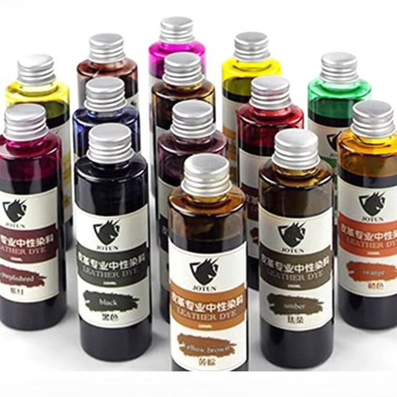 가죽 염색약 DIY 가죽 공예품 복원 염색제 농도 조절 - Leather Dye Finish 리뷰 및 가격