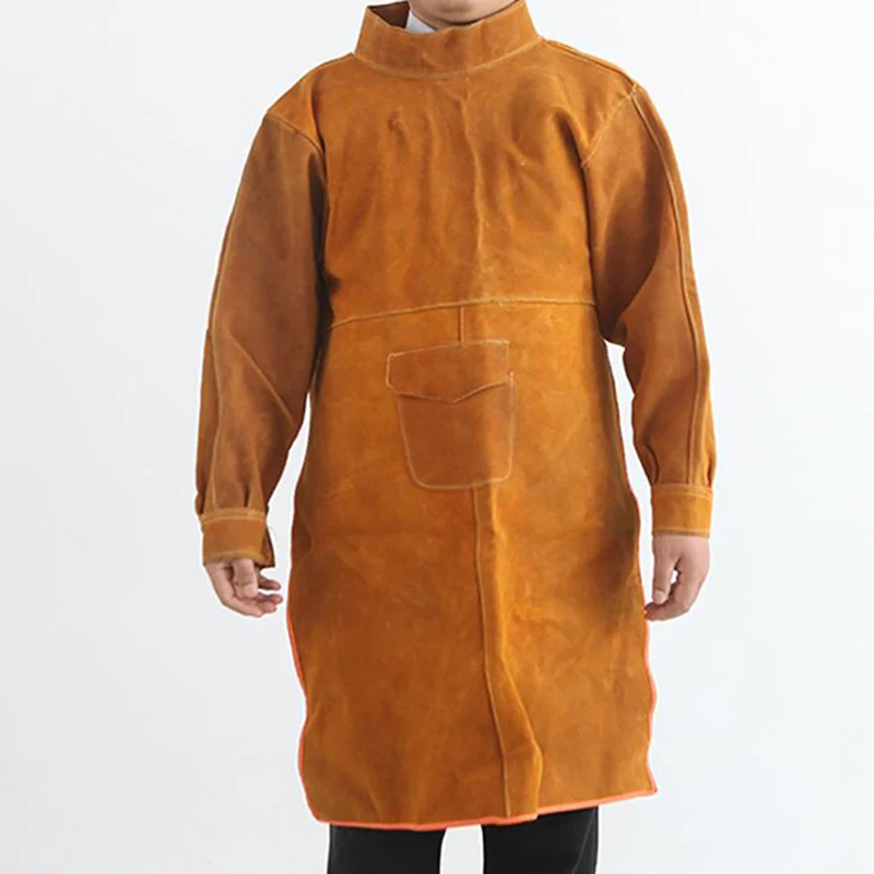 소가죽 용접복, 105CM 길이의 헤비듀티 용접 앞치마 - Leather Work Overalls 리뷰 및 가격