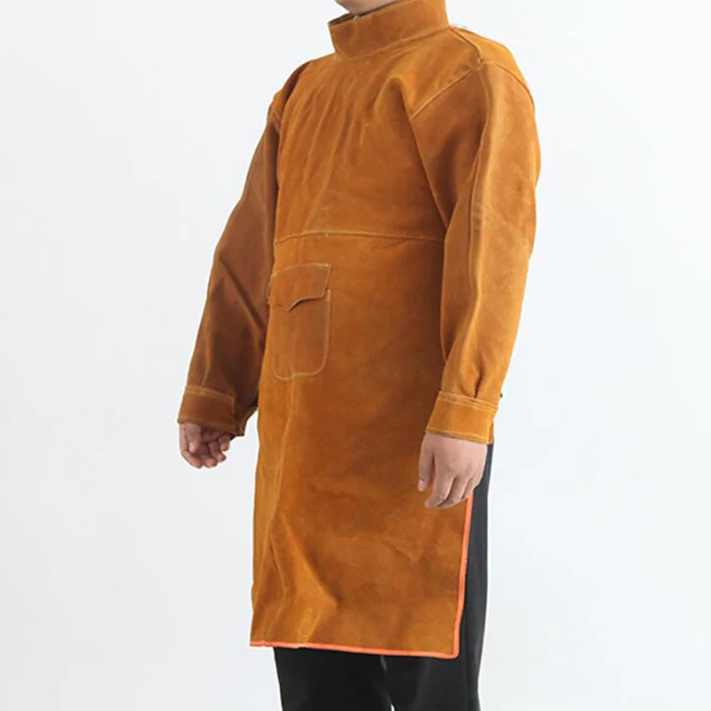 소가죽 용접복, 105CM 길이의 헤비듀티 용접 앞치마 - Leather Work Overalls 리뷰 및 가격