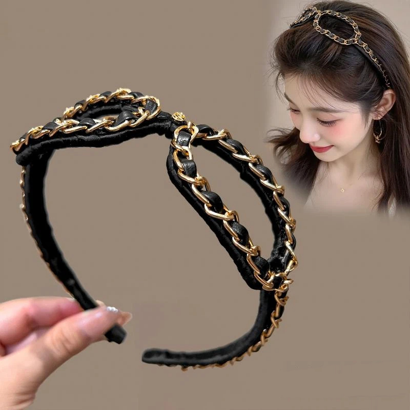 여성용 우아한 파티 데일리 헤어 액세서리 빈티지 체인  - Leatherwork Rings 리뷰 및 가격