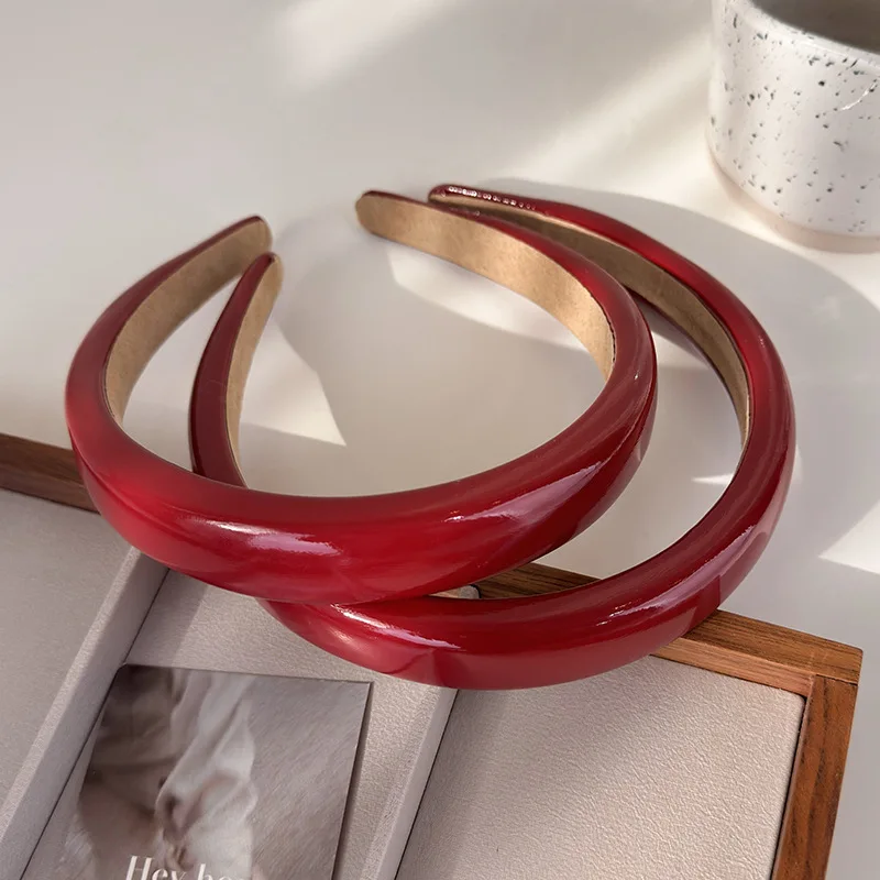 크리스마스 헤어 액세서리 패션 빨간 광택 가죽 스폰지  - Leatherwork Rings 리뷰 및 가격