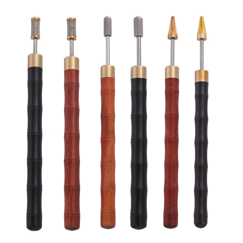 황동 팁이 있는 에보니 우드 엣지 페인팅 펜, 부드러운 - Leather Dye Finish 리뷰 및 가격
