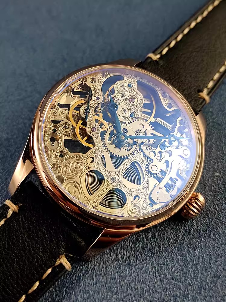 럭셔리 패션 비즈니스 남성용 기계식 수동 시계 진짜 가 - Leatherwork Ideas 리뷰 및 가격