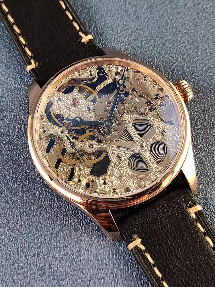 럭셔리 패션 비즈니스 남성용 기계식 수동 시계 진짜 가 - Leatherwork Ideas 리뷰 및 가격