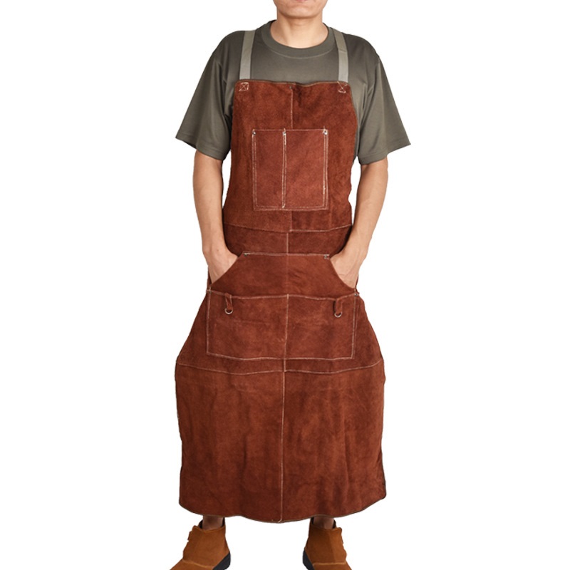소가죽 용접복 앞치마 세탁 가능한 단열 소가죽 용접 앞 - Leather Work Overalls 리뷰 및 가격