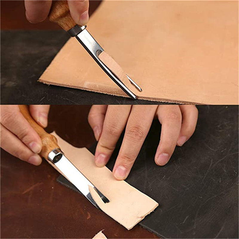 다양한 크기의 나무 손잡이 수공구, 수제 DIY 공예  - Leatherwork Products 리뷰 및 가격