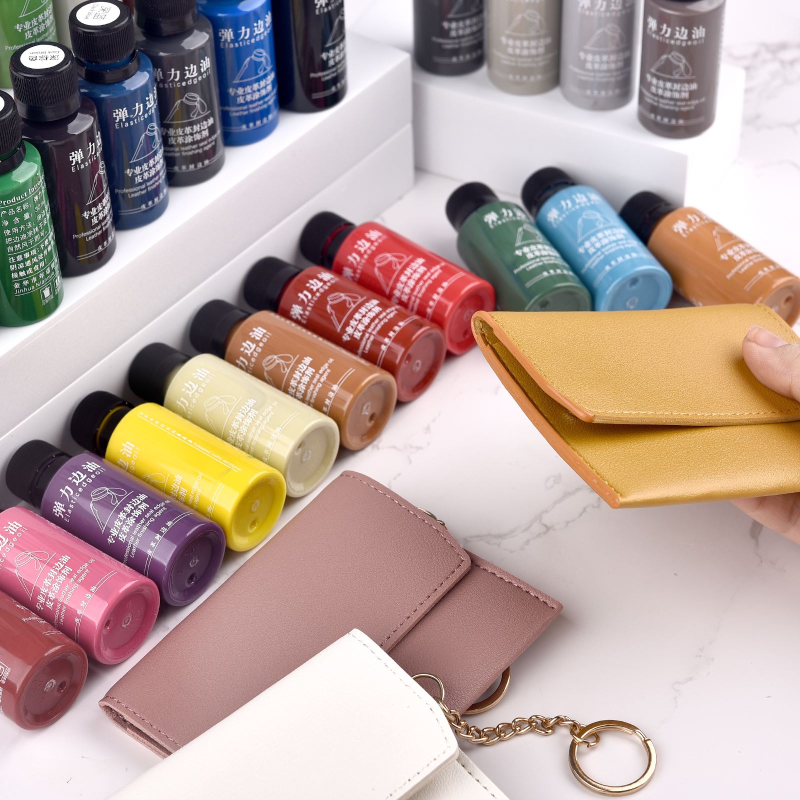 30ml 가죽 가장자리 페인트 오일 염료 드레싱 컬러  - Leather Dye Finish 리뷰 및 가격