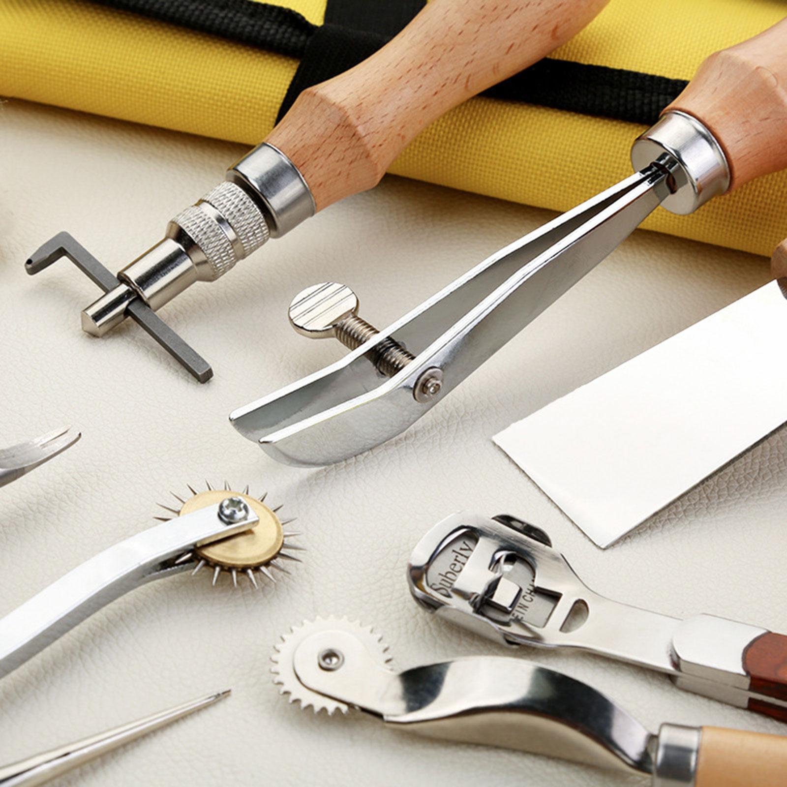 29x PU 가죽 작업 키트 장비 액세서리 PU 가죽  - Leatherwork Beginner Tools 리뷰 및 가격