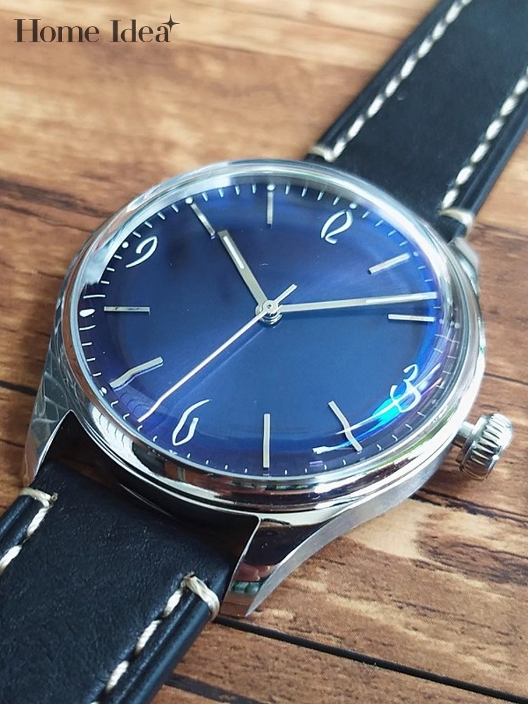 비즈니스 남성 작업 자동 자체 바람 기계식 손목 시계  - Leatherwork Ideas 리뷰 및 가격