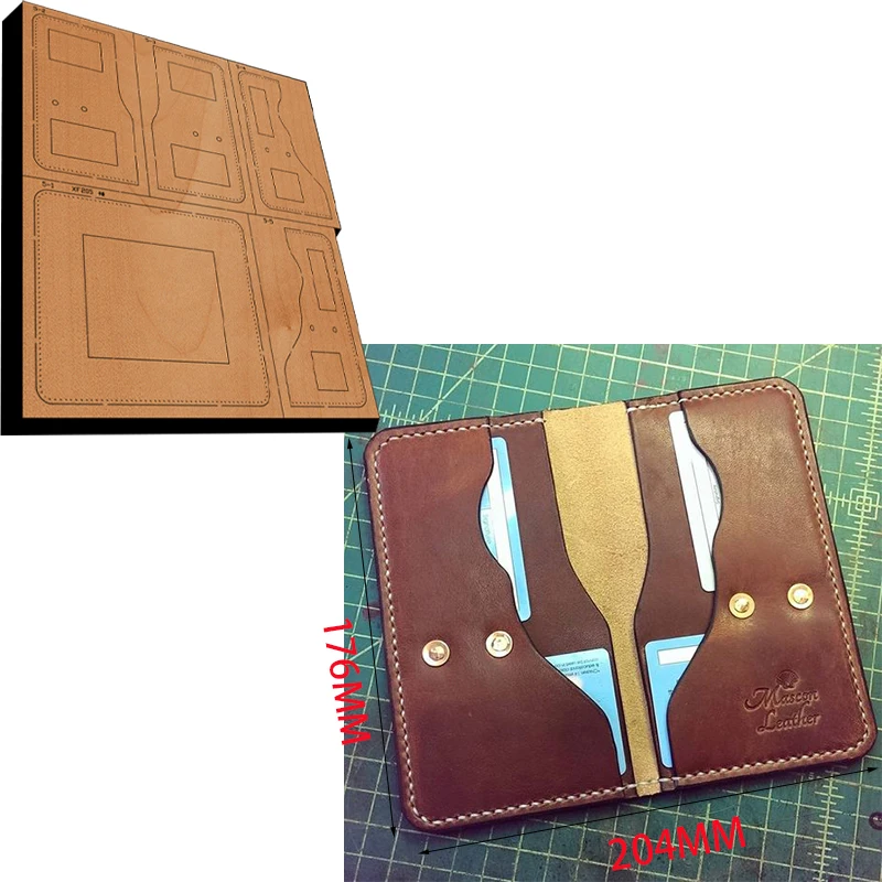 일본 스틸 블레이드 나무 다이 카드 홀더, 카드 케이스 - Leathercraft Japan 리뷰 및 가격