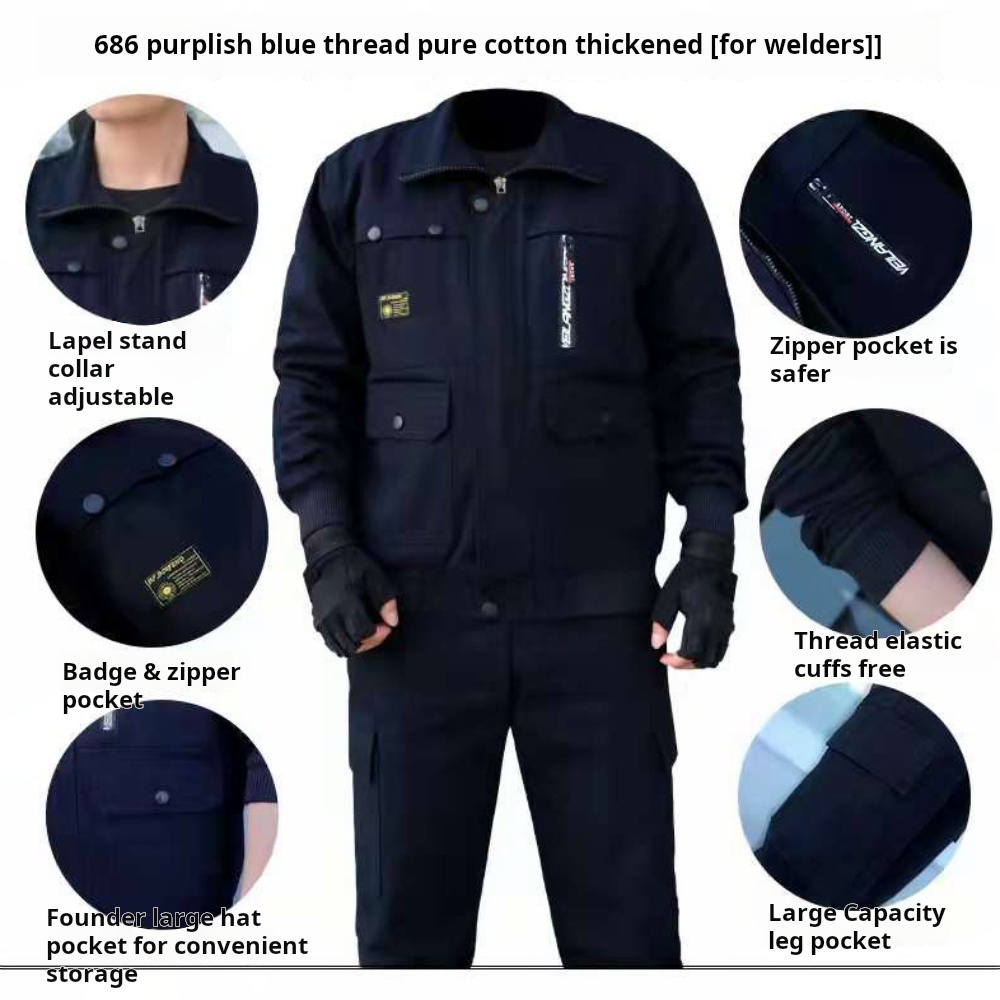 남성용 작업 보호복, 용접 및 화상 방지, 건설 작업복 - Leather Work Overalls 리뷰 및 가격