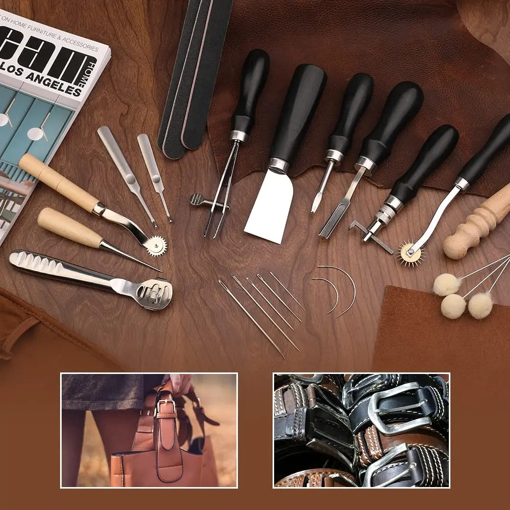 Fenrry 37Pcs 가죽 작업 도구 가장자리 Ski - Leatherwork Beginner Tools 리뷰 및 가격